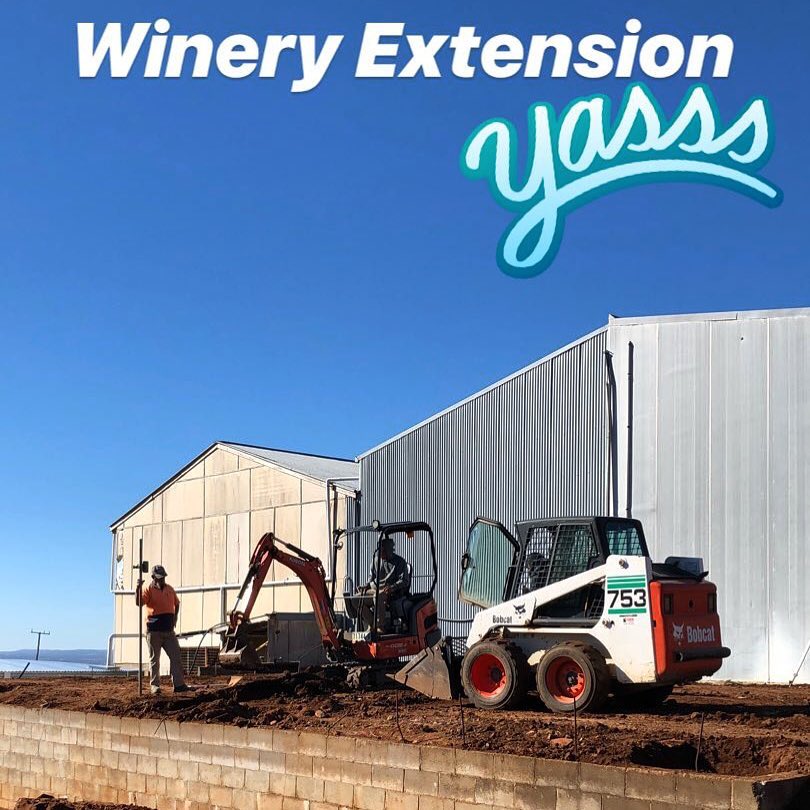 2018 - New Winery Construction Commences.
